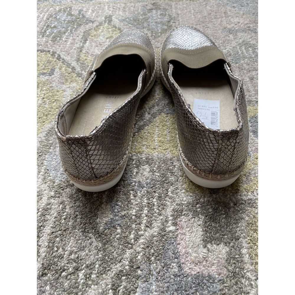 Anne Klein Snake Skin Pattern Loafer Slip On Shoes